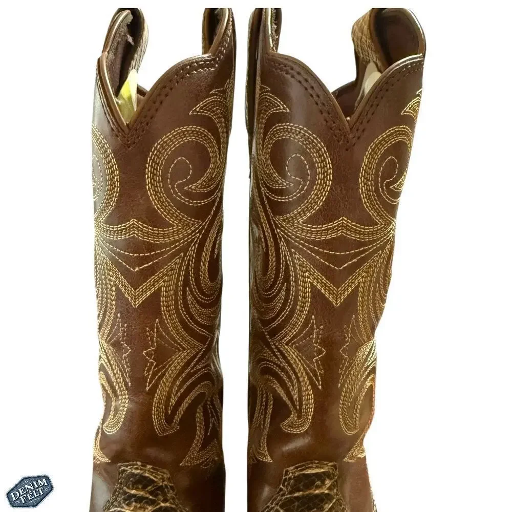 Durango® Crush Women's Brown Western/Cowboy‎ Scalloped 11” Boots